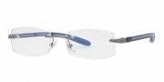 Ray-Ban RX 8402 Eyeglasses Eyeglasses - 2507 Metallic Grey-Blue