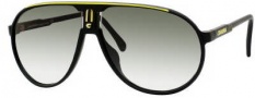 Carrera Champion/L/S Sunglasses Sunglasses - 0CD3 Black Yellow / YR Green Gradient Lens