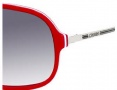 Carrera Cool Sunglasses Sunglasses - 06DC Red White-Palladium / 7V Gray Gradient Lens