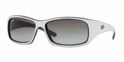 Ray-Ban Junior RJ9046S Sunglasses Sunglasses - 163/11 Top White on Black / Gray Gradient