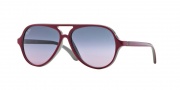 Ray-Ban Junior RJ9049S Sunglasses Sunglasses - 177/90 Top Red-Fuxia on Gray / Blue