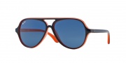 Ray-Ban Junior RJ9049S Sunglasses Sunglasses - 178/7B Top Blue on Orange / Blue