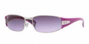 Ray-Ban Junior RJ9522S Sunglasses Sunglasses - 212/90 Shiny Silver / Violet Gradient