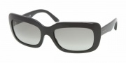 Prada PR23MS Sunglasses Sunglasses - 1AB3M1 Gloss Black / Gray Gradient