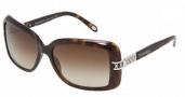 Tiffany & Co. TF4025B Sunglasses Sunglasses - 80153B Dark Havana / Brown Gradient
