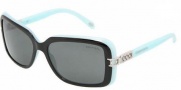 Tiffany & Co. TF4025B Sunglasses Sunglasses - 80553F Top Black - Blue / Gray