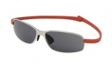 Tag Heuer Curves 5011 Sunglasses Sunglasses - 102 Pure Frame / Red Temples / Outdoor Lenses