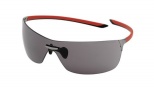 Tag Heuer Squadra 5503 Sunglasses  Sunglasses - 101 Red-Black Temples /  Dark Lug / Grey Lenses