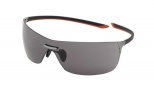 Tag Heuer Squadra 5503 Sunglasses  Sunglasses - 104 Black-Red Temples / Dark Lug / Grey Lenses