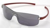 Tag Heuer Club 7508 Sunglasses Sunglasses - 107 Purple Temples / Brushed Ruthenium Frame Front / Gradient Grey lenses