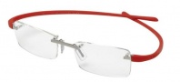 Tag Heuer Reflex 3101 Eyeglasses Eyeglasses - 005 Titanium Front / Red Temples