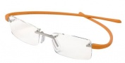 Tag Heuer Reflex 3101 Eyeglasses Eyeglasses - 012 Titanium Front / Orange Temples