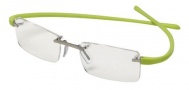 Tag Heuer Reflex 3101 Eyeglasses Eyeglasses - 013 Titanium Front / Green Temples