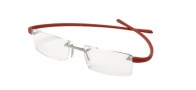 Tag Heuer Reflex 3110 Eyeglasses Eyeglasses - 005 Titanium Front / Red Temples