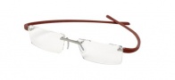 Tag Heuer Reflex 3110 Eyeglasses Eyeglasses - 014 Titanium Front / Blue-Grey Temples