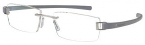 Tag Heuer Track 7102 Eyeglasses Eyeglasses - 005 Palladium Front / Light Grey Temples 
