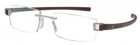 Tag Heuer Track 7102 Eyeglasses Eyeglasses - 006 Palladium Front / Plum Temples