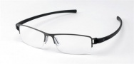 Tag Heuer Track 7202 Eyeglasses Eyeglasses - 011 Black Ceramic Front / Black Temples