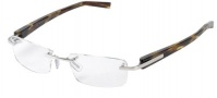 Tag Heuer Trends 8101 Eyeglasses Eyeglasses - 003 Ruthenium Front / Yellow Tortoise Temples