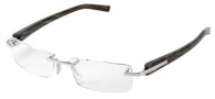 Tag Heuer Trends 8103 Eyeglasses Eyeglasses - 004 Polished Frame / Brown Fiber Temples