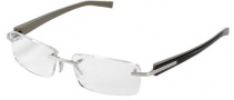 Tag Heuer Trends 8104 Eyeglasses Eyeglasses - 004 Ruthenium Frame / Black Fiber Temples