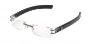 Tag Heuer L-Type 0116 Eyeglasses Eyeglasses - 015 Anthracite Ceramic Metal / Python Leater / Black 