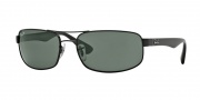 Ray-Ban RB3445 Sunglasses Sunglasses - 002/58 Black / Crystal Green Polarized