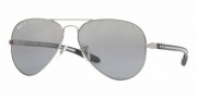 Ray-Ban RB8307 Sunglasses Sunglasses - 004/N8 Gunmetal / Crystal Polarized Gray Mirror Silver Gradient