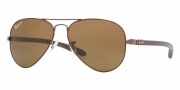 Ray-Ban RB8307 Sunglasses Sunglasses - 014/N6 Brown / Crystal Polarized Brown