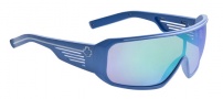 Spy Optic Tron Sunglasses Sunglasses - Matte Grape Frame / Grey with Multi Layered Green Lens