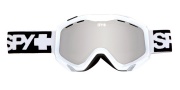 Spy Optic Zed Goggles - Mirror Lenses Goggles - White / Bronze with Silver Mirror