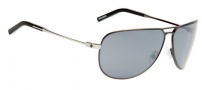 Spy Optic Wilshire Sunglasses Sunglasses - Brushed Gunmetal with Silver Temples / Black Mirror