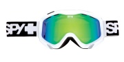 Spy Optic Zed Goggles - Spectra Lenses Goggles - White / Bronze with Green Spectra