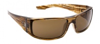 Spy Optic Cooper XL Sunglasses Sunglasses - Shiny Brown Stripe Tortoise / Bronze