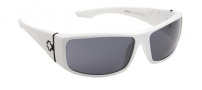 Spy Optic Cooper XL Sunglasses Sunglasses - Shiny White / Grey