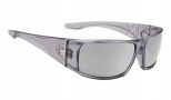 Spy Optic Cooper XL Sunglasses Sunglasses - Clear Smoke / Grey with Silver Mirror