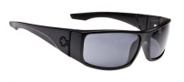 Spy Optic Cooper XL Sunglasses Sunglasses - Matte Black with Black 80's / Grey