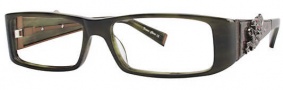 Ed Hardy EHO 704 Eyeglasses Eyeglasses - Olive