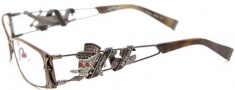 Ed Hardy EHO 708 Eyeglasses Eyeglasses - Copper Pewter