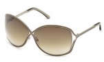 Tom Ford FT 0179 Sunglasses - RICKIE Sunglasses - O57F Shiny Beige / Gradient Brown