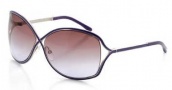 Tom Ford FT 0179 Sunglasses - RICKIE Sunglasses - O81Z Shiny Violeet / Gradient Mirror