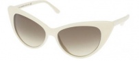 Tom Ford FT 0173 Nikita Sunglasses Sunglasses - O25P Shiny Ivory