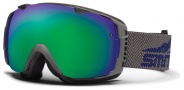 Smith Optics I/O Snow Goggles Goggles - Charcoal / Purple Camp / Green Sol X Mirror / Extra Red Sensor Mirror