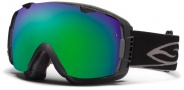 Smith Optics I/O Snow Goggles Goggles - Black / Green Sol X Mirror / Extra Blue Sensor Mirror