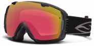 Smith Optics I/O Snow Goggles Goggles - Black / Red Sensor Mirror / Extra Platinum Mirror
