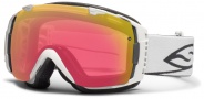 Smith Optics I/O Snow Goggles Goggles - White / Red Sensor Mirror / Extra Platinum Mirror