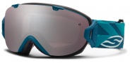 Smith Optics I/OS Snow Goggles Goggles - Teal Riviera / Ignitor Mirror / Extra Blue Sensor Mirror