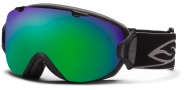 Smith Optics I/OS Snow Goggles Goggles - Black / Green Sol X Mirror / Extra Blue Sensor Mirror