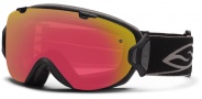 Smith Optics I/OS Snow Goggles Goggles - Black / Red Sensor Mirror / Extra Platinum Mirror