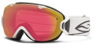 Smith Optics I/OS Snow Goggles Goggles - White / Red Sensor Mirror / Extra Platinum Mirror